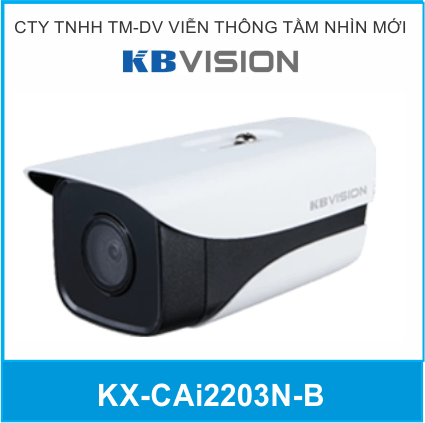 Camera Ip Kbvision 2MP KX-CAi2203N-B Hồng Ngoài 80 Mét