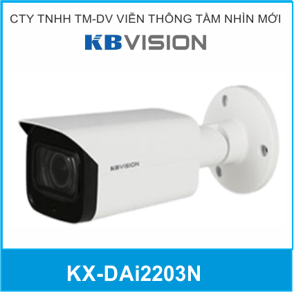 Camera IP Kbvision 2MP KX-DAi2203N Hồng Ngoại 80 Mét