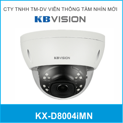 Camera IP Kbvision 8MP KX-D8004iMN Hồng Ngoại 50 Mét