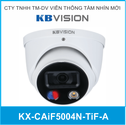 Camera IP Kbvision Full Color 5.0MP KX-CAiF5004N-TiF-A Tích Hợp Mic Thu Âm