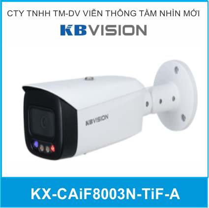 Camera IP Kbvision Full Color 8MP KX-CAiF8003N-TiF-A Tích Hợp Mic Thu Âm