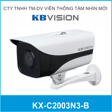 Camera IP Kbvision KX-C2003N3-B chuyên lắp cho khu phố 