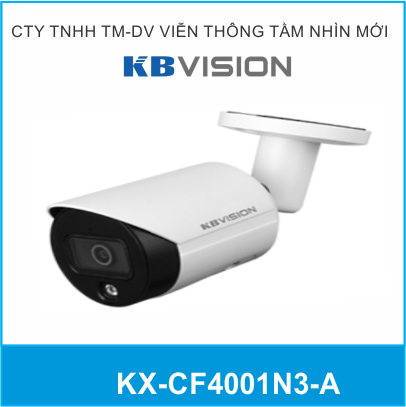 Camera Ip Kbvision KX-CF4001N3-A 4.0MP Full Color Đèn Trợ Sáng 30 Mét