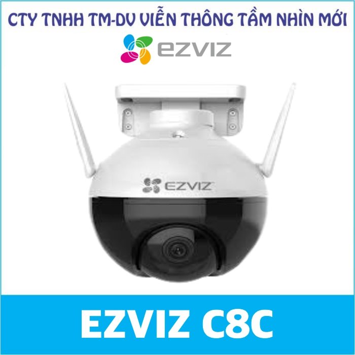 Camera không dây ngoài trời điều khiển ptz 2.0 Megapixel EZVIZ CS-C8C-A0-3H2WFL1 (C8C)